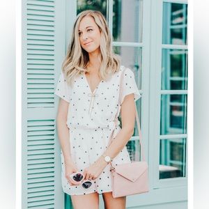 MORNING LAVENDER | Polka Dot Paperbag Shorts